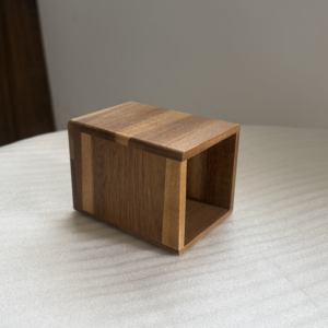 Solid Wood Pen Holder Pencil Organizer Simple <b>Makeup</b> Storage Wooden <b>Box</b> Desktop Office Stand Holder Tabletop - Product Image 4