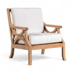 Muebles de Jardín de Lujo, Sillones de Estilo Moderno con Tela Impermeable y Madera Sólida para el Hogar - Product Image 3