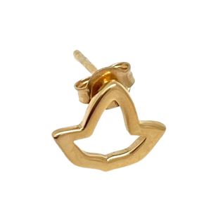 Pendientes Pequeños de Hoja de Hiedra Abierta en Oro Amarillo Vermeil de 14K para Mujer, Joyería Botánica Elegante y Minimalista, Pendientes Delicados de Moda - Product Image 4
