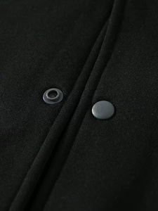 Chaqueta de Béisbol Ligera y Elegante para Hombre, Blazer de Lona Moderno y Único para Universidad, Chaqueta de Béisbol con Cuello Vuelto, Chaqueta Sólida - Product Image 3