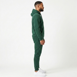 Conjuntos Deportivos Casuales con Capucha para Hombre, de Secado Rápido, Ecológicos, de Poliéster/Algodón, con Logotipo Personalizado, para Correr al Aire Libre - Product Image 3