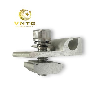 Kit de fixation au sol solaire en aluminium VNTG 42 mm avec clip et attaches en SUS304 pour système de montage - Product Image 2