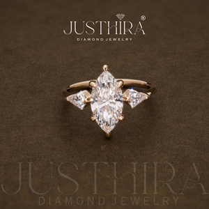 Anillo de Diamantes Clásico Más Vendido para Mujer en Oro de 18K, Joyería para Oficina y Celebraciones Especiales, Disponible para la Venta - Product Image 4