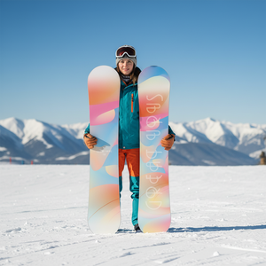 Snowboard <span class=keywords><strong>alpin</strong></span> durable pour femmes avec protection contre les surcharges, idéal pour les skieurs et snowboardistes débutants sur tous les terrains - Product Image 6