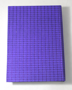 Agenda de Negocios Personalizada, Papel Reciclado Hecho a Mano de Alta Calidad con Cubierta con Relieve Azul Metálico - Product Image 4