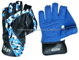 Guantes de Portero ZAP Match Junior, Fabricados en Cuero, Palma de Neopreno, Agarre Fuerte, Flexibles, Ventilados y Cómodos - Product Image 1