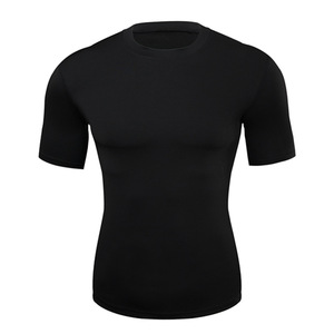 <b>Men's</b> <b>Compression</b> <b>Shirts</b> Short Sleeve Athletic Running Gym Comfortable Tops Cool Dry Workout T <b>Shirt</b> - Product Image 1