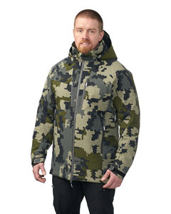 Veste de chasse d'hiver professionnelle imperméable en softshell camouflage, modèle 2026, avec logo personnalisé positionné à l'avant, unisexe - Product Image 4