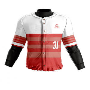 Uniforme de Béisbol Cómodo con Detalles del Equipo para Hombre, en Tela Ligera, Transpirable y que Absorbe la Humedad, Tallas Grandes, para el Día del Partido - Product Image 2