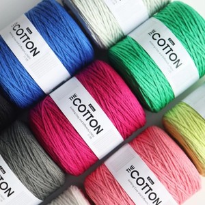 ไหมฝ้ายสำหรับฤดูร้อน เส้นด้ายคอตตอนคอมมาสำหรับถักโครเชต์ด้วยมือ น้ำหนัก 200 กรัม แบบกรวย ไหมฝ้ายสำหรับถักโครเชต์ - Product Image 6