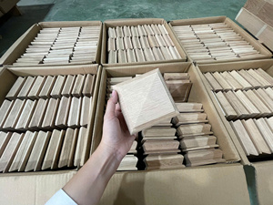 Solid Wood Stair Newel Post Cap Square Top Traditional Design Durable Staircase Part - Product Image 5