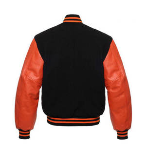 OEM Custom Winter Vintage School College <b>Men's</b> Varisty Jackets Coat Wool Letterman Crop Varsity Jacket <b>Man</b> - Product Image 2