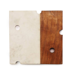 Planche à découper en marbre et bois, planche à découper de cuisine personnalisée, meilleure planche à découper en marbre design, planche à charcuterie - Product Image 6