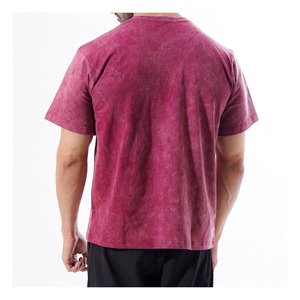 Camisetas de Verano para Hombre, Personalizadas, al por Mayor, Casuales, de Corte Holgado, Lavadas, de Secado Rápido, de Poliéster/Algodón, Estilo Urbano, Manga Corta - Product Image 2