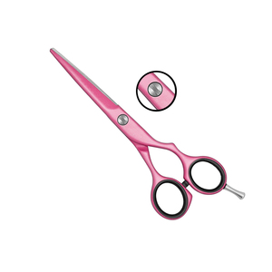 Ciseaux de Salon Rose en Acier Inoxydable 420J2 pour Professionnels de la Coiffure et du Styling - Product Image 2