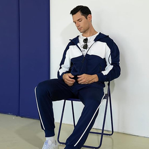 Conjunto Deportivo Informal para Hombre con Capucha de Algodón, Sudadera con Capucha y Pantalones Deportivos, Ropa Deportiva Cómoda para Uso Diario - Product Image 5
