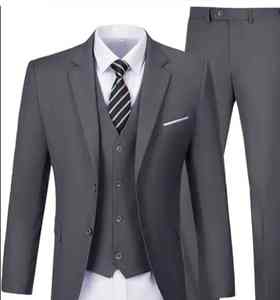 Blazers à revers crantés sur mesure de haute qualité, design tendance, coupe ajustée, veste de costume pour homme, printemps automne, blazer en cuir souple pour homme - Product Image 2