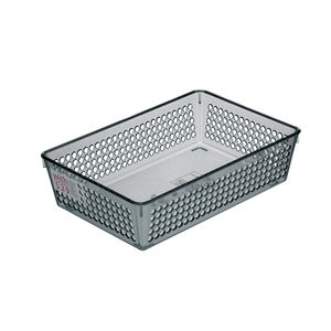 Cesta de almacenamiento gris transparente Inomata Wiz 529(L) - Product Image 1