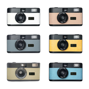 Appareil photo argentique 35 mm rechargeable, objectif fixe 28 mm, design compact en plastique, vente en gros, style coloré, personnalisable - Product Image 2