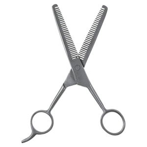 Tijeras Profesionales de Doble Cara para Adelgazar el Cabello, de Acero Inoxidable, para Barbería y Salón de Belleza, Tijeras de Texturización para Peluquería - Product Image 1