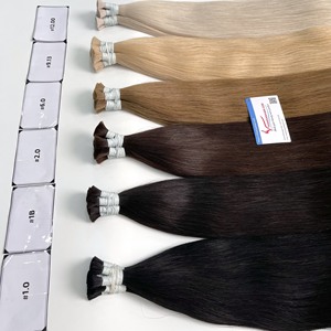 ช่อผมเงางามเป็น100% สำหรับต่อผมสีธรรมชาติทำจากเวียดนาม - Product Image 6