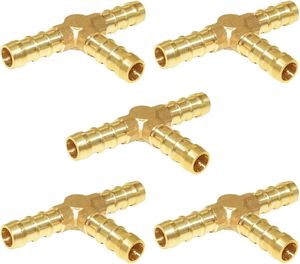 Raccord de tuyau en laiton forgé de qualité supérieure, de marque renommée, à trois voies - Product Image 4