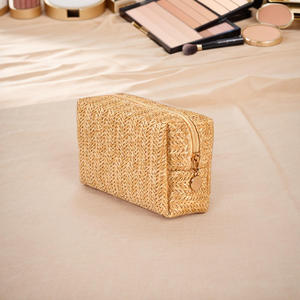 Bolsa Organizadora de Cosméticos de Yute Natural, Bolsa de Almacenamiento de Maquillaje Ecológica para Viajes - Product Image 5