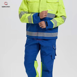 Pantalon de travail personnalisé avec logo, multi-poches, imperméable, haute visibilité, réfléchissant, de sécurité et de protection - Product Image 6