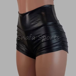 Shorts en cuir pour femmes à bas prix, imprimés, décontractés et streetwear, 100% cuir, prix de gros. - Product Image 3