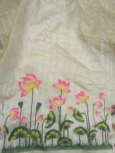 Tissu en soie imprimé numérique de qualité supérieure pour des saris élégants de créateurs, des lehengas ethniques traditionnels, des kurtis modernes, 65 gsm - Product Image 6