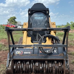 Produit phare : Broyeur pour chargeuse compacte sur chenilles, avec moteur diesel et moteur PLC, haute efficacité, machine de construction robuste - Product Image 2