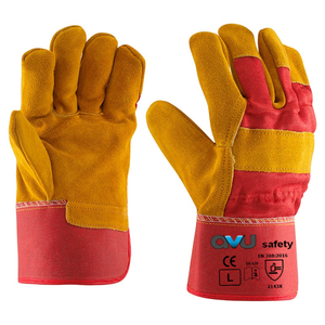 Guantes de Cuero de Primera Calidad para Trabajadores de la Construcción, Manipulación de Materiales y Trabajo al Aire Libre, Disponibles para la Venta - Product Image 1