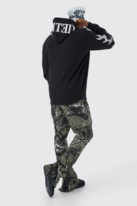 Sudadera con Capucha de Invierno para Hombre, 100% Algodón, Diseño Estampado, Gruesa, Resistente al Viento, Ecológica, Corte Regular, con Logotipo - Product Image 5