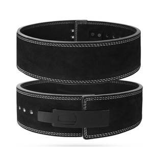 Cinturón de Levantamiento de Pesas de Cuero Vacuno con Logotipo Personalizado para Gimnasio, Cinturón de Powerlifting de Cuero Vacuno de Grado Competitivo - Product Image 1