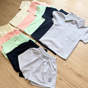 ชุดเสื้อโปโลเด็กผู้ชาย SeunKids เนื้อผ้านุ่ม 100% ผ้าฝ้าย ชุดลำลองฤดูร้อน ผลิตในเวียดนาม - Product Image 5