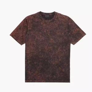 Manufacturer Casual Women Acid Wash T Shirt Heavyweight High Quality 100% Cotton Acid Wash T Shirts - Product Image 3