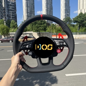 Volant sport en cuir de haute qualité personnalisable, compatible avec les séries <span class=keywords><strong>Audi</strong></span> A1/A3/A4/A5/A6/A7/<span class=keywords><strong>RS</strong></span>/Q5/Q7/Q3/Q8 - Product Image 5