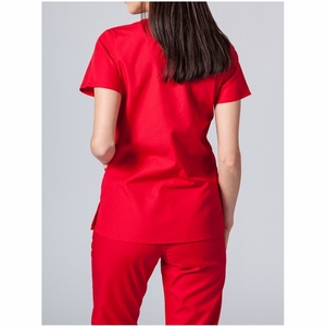 <b>Scrubs</b> uniforms sets Stand collar short sleeve Custom Nurse Uniform Set with 5 Pockets and Wholesale Designs 2027 - Product Image 6