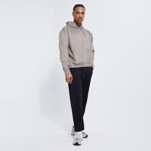 Sudadera con capucha extragrande para hombre, lavado ácido, 100% algodón pesado de 420 g/m², sin cordón, personalizada, efecto desgastado, para otoño - Product Image 2