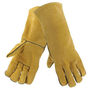 Gants de travail TIG de sécurité en cuir de chèvre et de vache, résistants à la chaleur, sans silicone, sans poudre, à prix abordable, de la marque FASHION CIRCLE INDUSTRY - Product Image 1