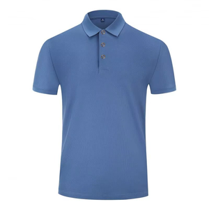 <b>Men's</b> <b>Black</b> Short Sleeve Cotton <b>Polo</b> Shirt Regular Fit Solid Color Casual Knitted Pique Breathable Design - Product Image 1