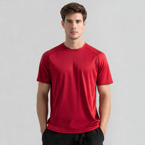 Camisetas Deportivas de Secado Rápido para Hombre, Camisetas de Gimnasio de Compresión Elástica, Camisetas de Poliéster con Logotipo Personalizado, Camisetas de Running y Fitness de Secado Rápido - Product Image 1