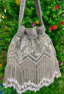 LUXURY CRAFTS-Sac à main pour femme, broderie perlée, fleur, robe de soirée, pochette, portefeuille pour femme à bas prix - Product Image 3