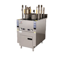 Cuiseur à nouilles électrique automatique professionnel 6 têtes 12KW en acier inoxydable, robuste et personnalisé, avec réduction du bruit pour la cuisson des pâtes