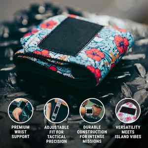 Heavy Weight Wrist Wraps Thumb Loops Polyester Cotton <b>Hook</b> Loop Closure Breathable Wrist Support Straps for Weight Lifting - Product Image 4