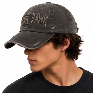 Premium Distressed Washed Cotton Baseball <b>Cap</b> Vintage Adjustable Fit Soft Hand Feel Durable Fabric Baseball <b>Cap</b> For Unisex - Product Image 3