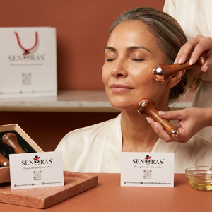 Varita de Bronce Doble Kansa Modelo 003 para Masaje Corporal Senoras |   Herramienta para Reafirmar y Dar Brillo a la Piel |   Masajeador Manual de Una Sola Manivela |   Al por Mayor - Product Image 1