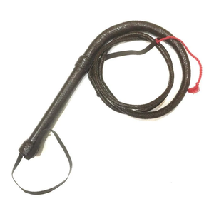 Látigo de Cuero Hecho a Mano |   Látigo de Entrenamiento de Cuero Genuino Premium, Látigo Trenzado Resistente, Equipo de Equitación - Product Image 1