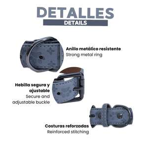 Collare per Animali Domestici Yommy in Ecopelle con Chiusura di Sicurezza per Cani e Gatti - Product Image 5