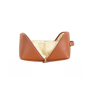 Wholesale Eco Friendly Custom Cotton Canvas Zipper Pouches Plain <b>Makeup</b> Cosmetic Bags with Logo Printing - Product Image 5